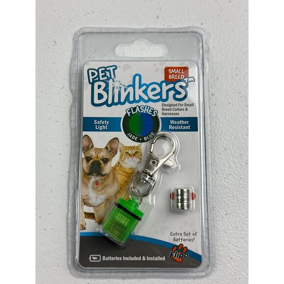 Pet Blinkers LED Safety Light For Small Breed Collars & Harnesses - Weather Resi - Picture 2 of 5